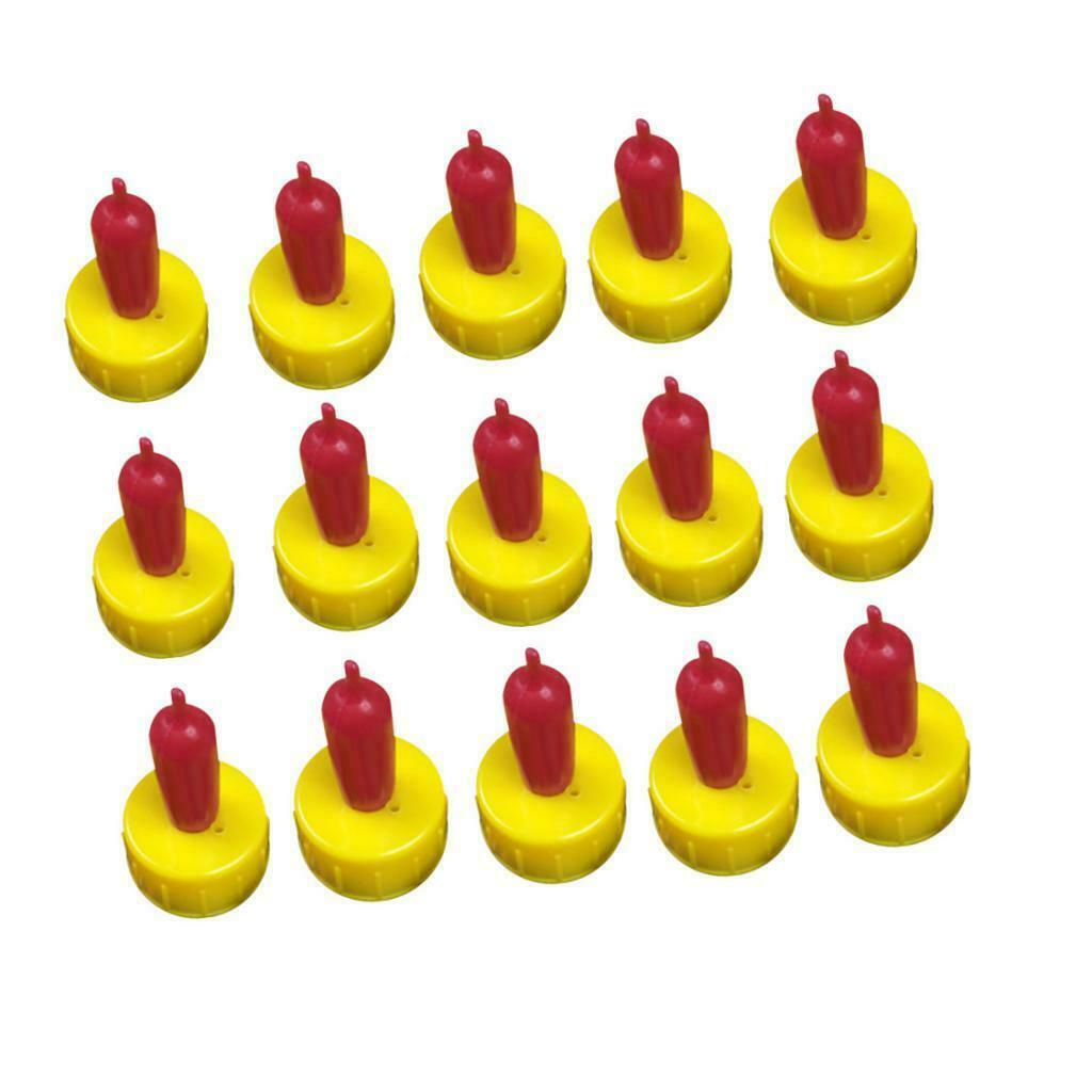Pack of 15 Goat Drinking Bottle Nipple Sheep Lamb Dog Pet Milking Soft Teat