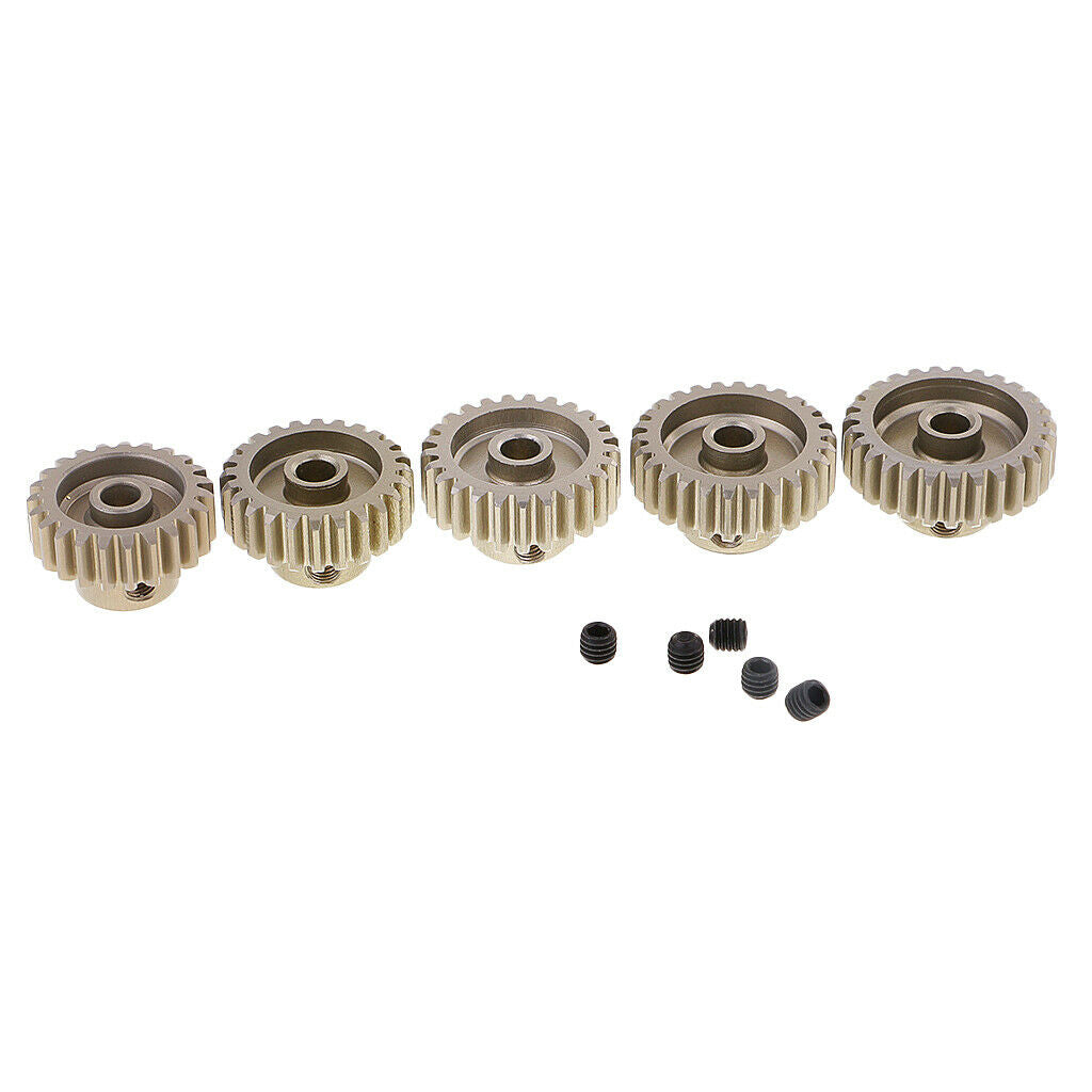 1/8 1/10 RC M0.6 23T 24T 25T 26T 27T Pinion Motor Gears 3.175mm Replacement