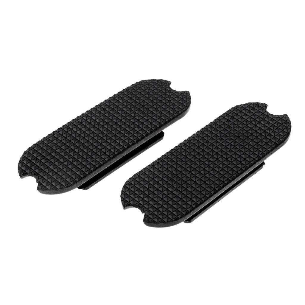 2 Pieces Non Slip Stirrup Treads Pads, Black