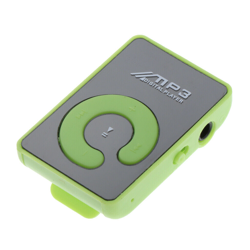 Fashion Mirror Clip MP3 Music Player SD TF Interface for Sports Music Lovers