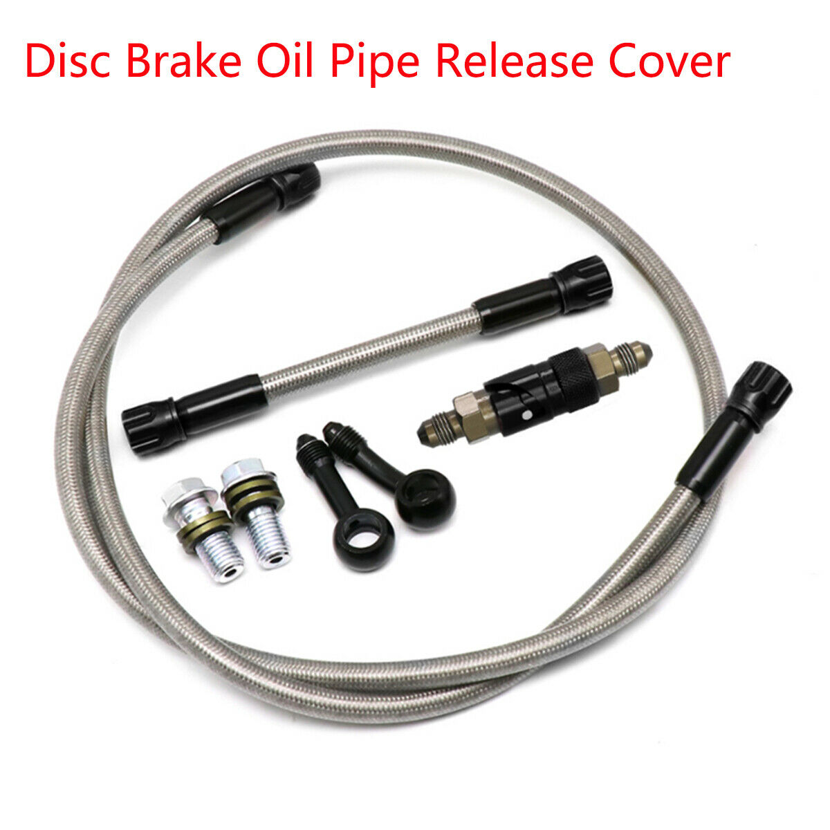 1PCS CNC Aluminum AN3 Disc Brake Hose and Quick Release Connection Adapter