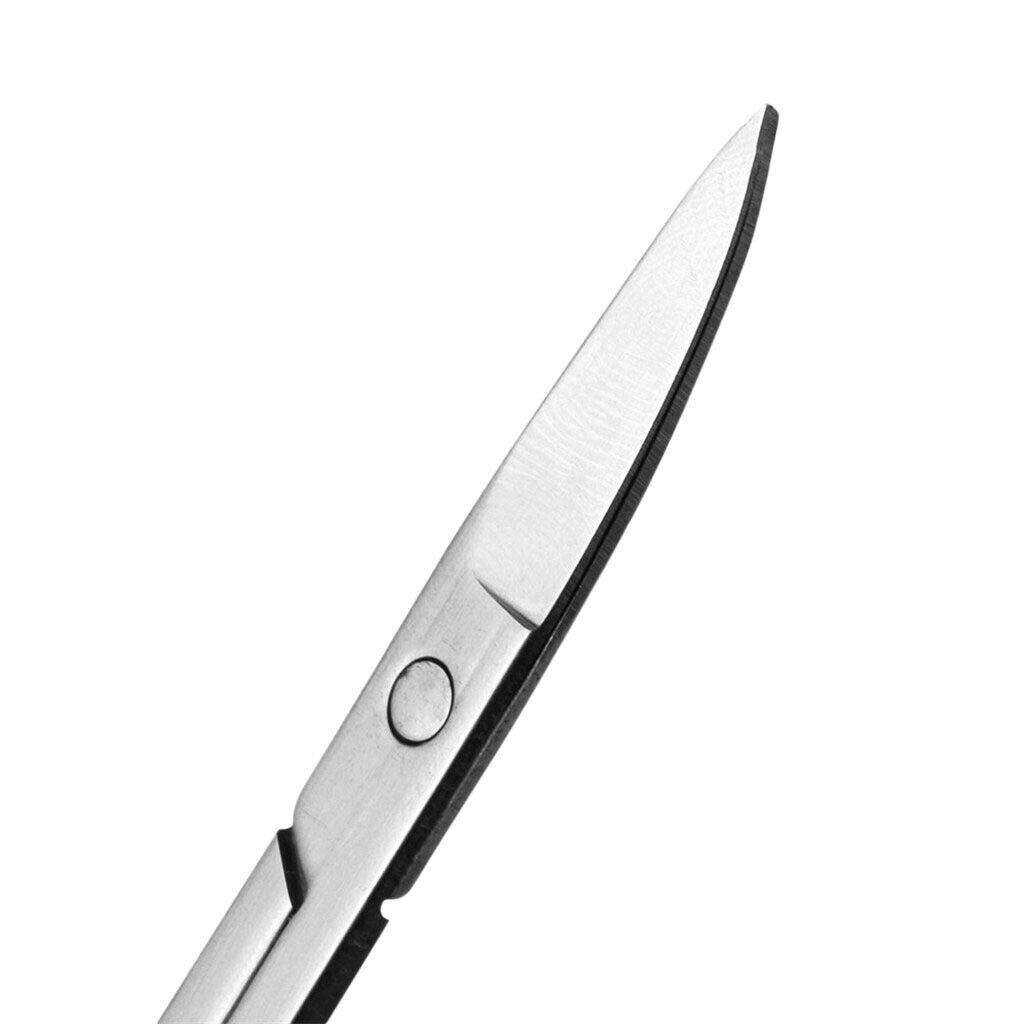 Curved scissors cutter trimmer for eyelashes, eyebrows, nose hair, ear hair and