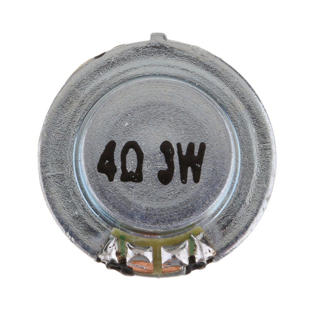 2Pack 4 Ohm 27mm 3W High Fidelity Audio Stereo Speaker Vibration Resonance