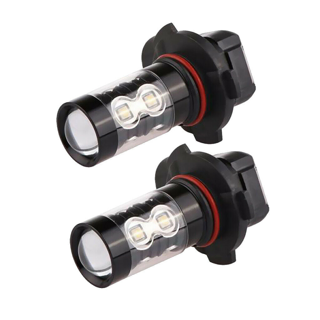 2 Pieces H10 50W LED Super White Car Truck Fog Lights Backup Reverse Lamps