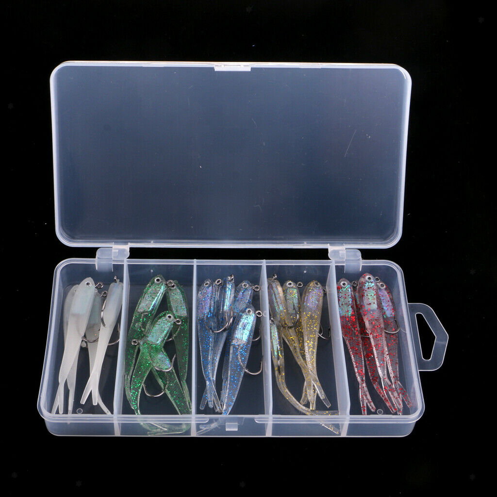 20pcs   Small   Soft   Fishing   Lure   Sea   Freshwater   Fishing   Bait   Jig