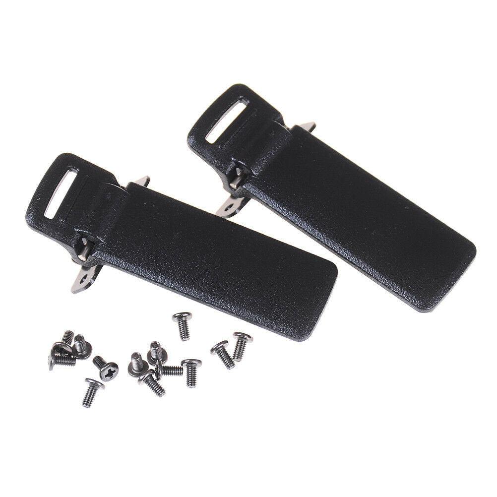 2x Walkie Talkie Spare Part Back Belt Clip For Baofeng UV-5R 2-way Radio UV5R XC