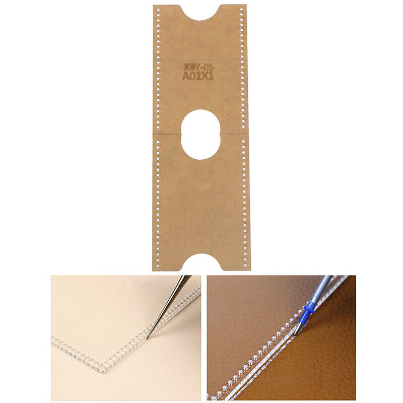Acrylic Clear Template Handcrafting Set Craft For'Leather Wallet Bag Patt.l8