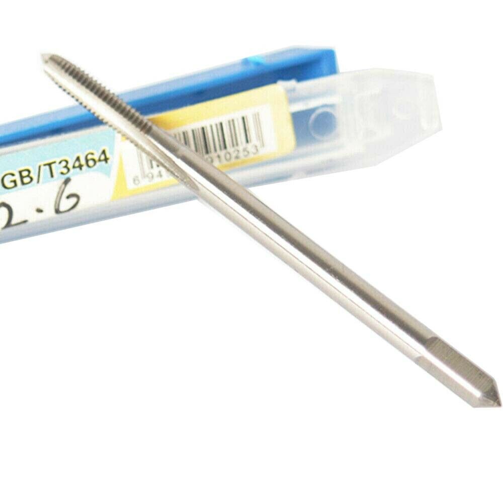 New Metric Taper Hand tap 2.6mm x 0.45 Metric HSS Right hand Tap M2.6 tap
