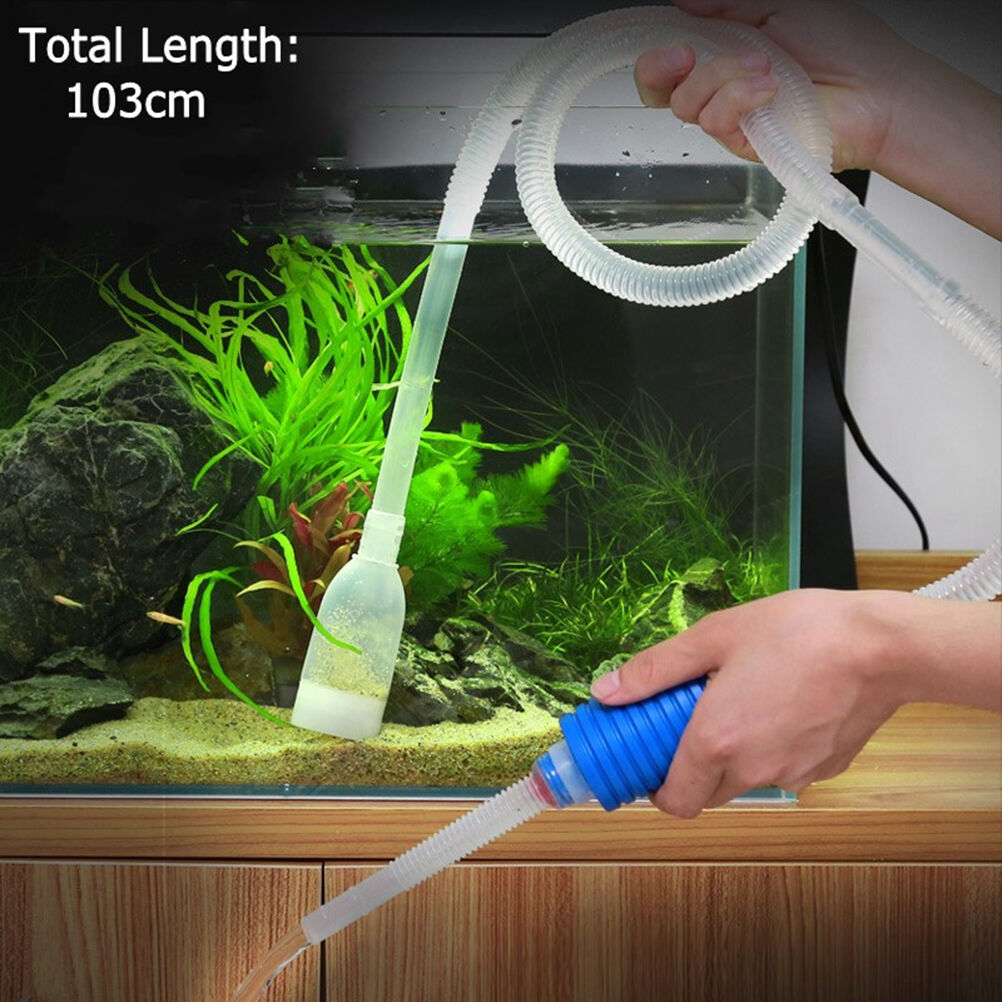 Aquarium Gravel  Fish Tank Vacuum Syphon Cleaner Pump Water 103cm BDAU