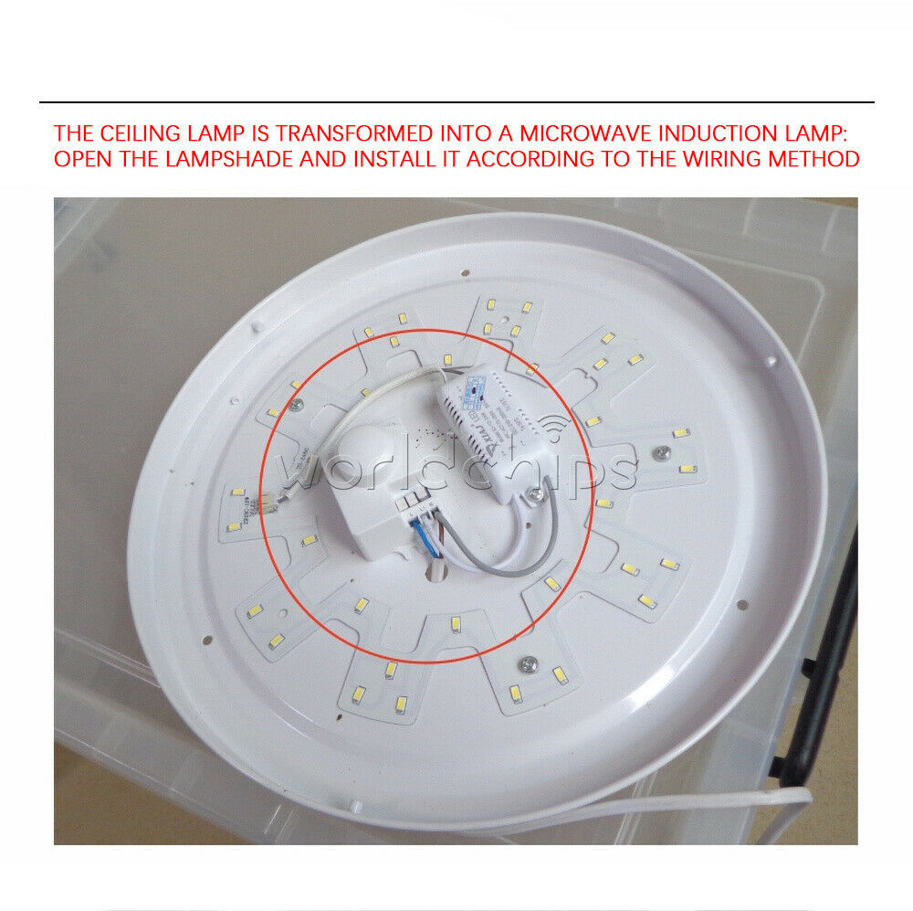 AC220V 5.8GHz Microwave Movement Motion Detector Sensor Switch For Light Hottest