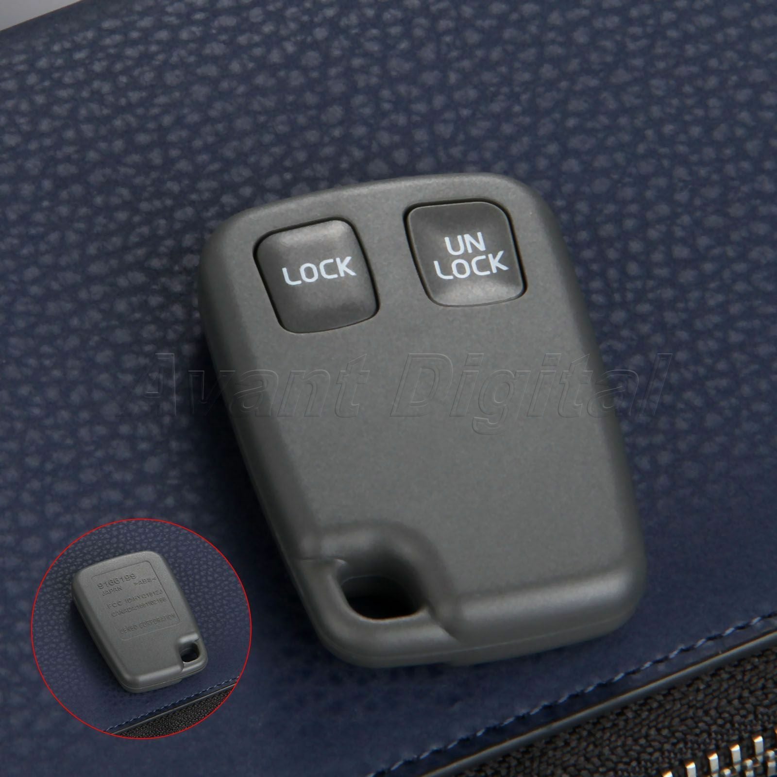 Car Key Shell Case for Volvo S40 S60 S80 V70 XC70 XC90 Remote 2 Buttons Replace