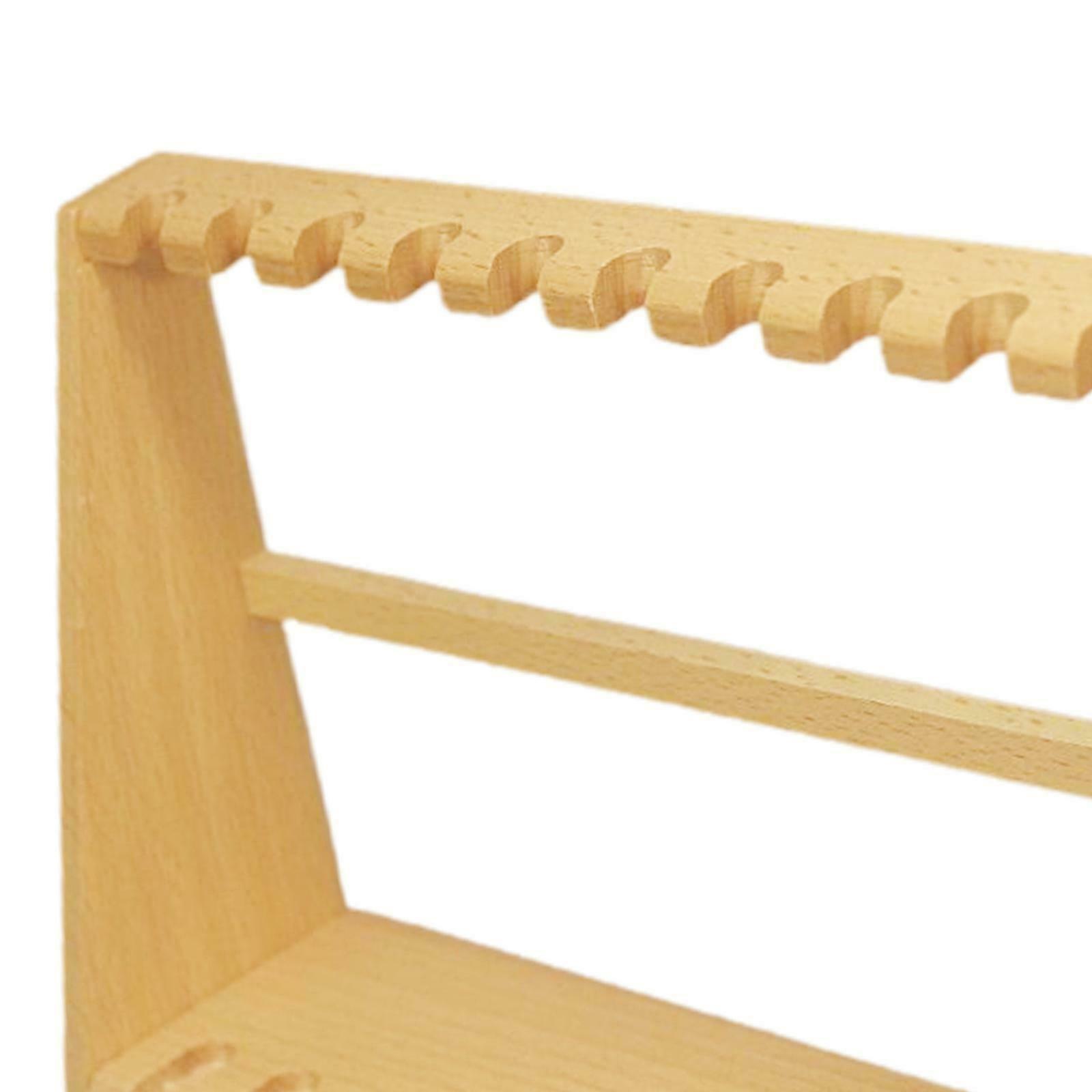 1/6 Wooden  Rack Gun Shelf Stand Display Easy to Assemble Accessories fit for 12