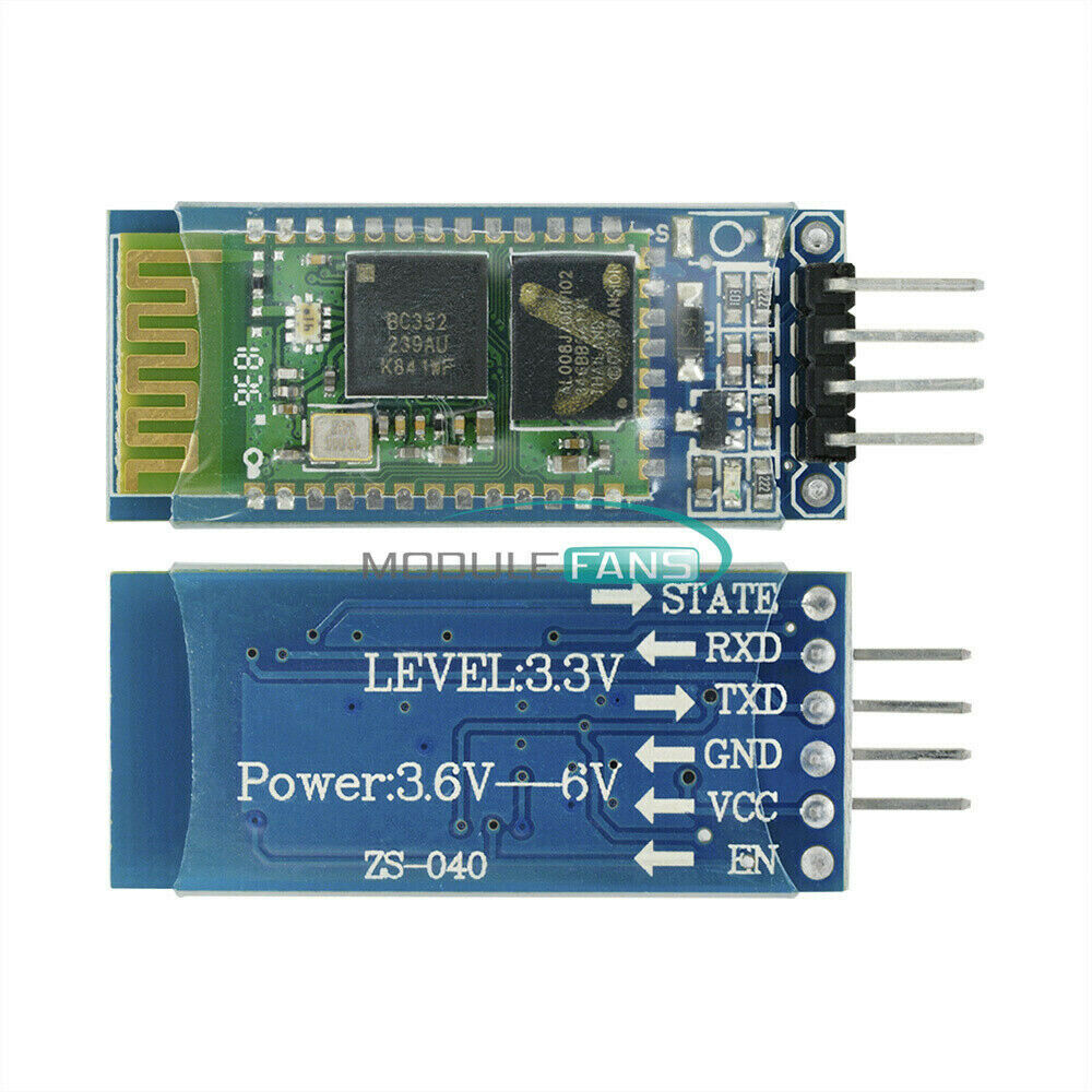 HC-05 6 Pin Wireless Bluetooth RF Transceiver Module Serial For Arduino