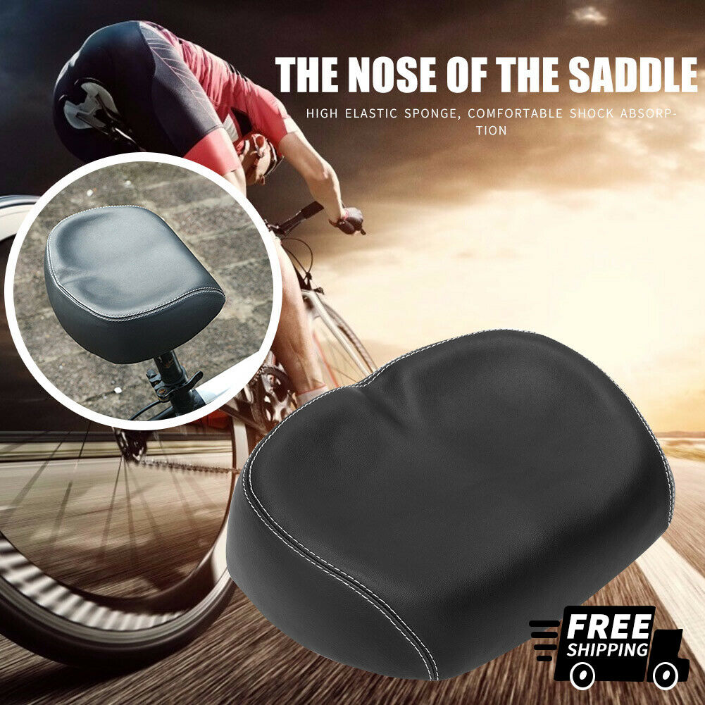 Comfortable PU Pad Big Ass Bike Cycling Noseless Saddle Bicycle Seat CushionSJ