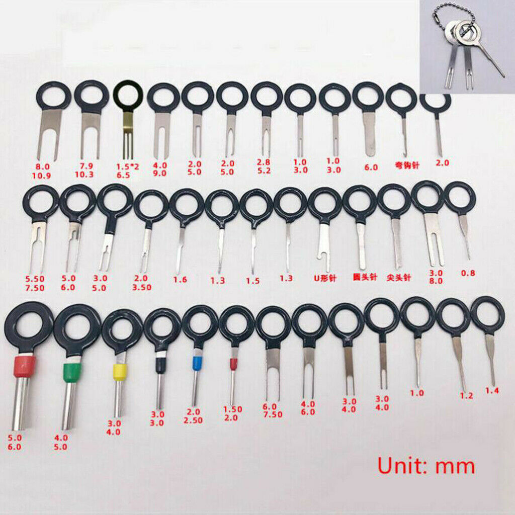 41x Terminal Removal Tool Kit for Car Wire Connector Terminal Pin Extractors