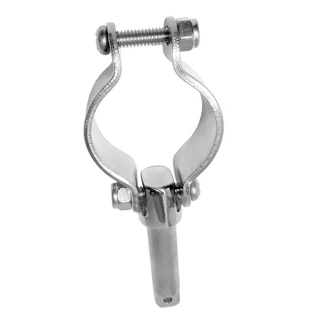 Marine Clamp on Oarlock for 1/2" Socket Yacht Boat Fishing Clamp-On Oar Lock