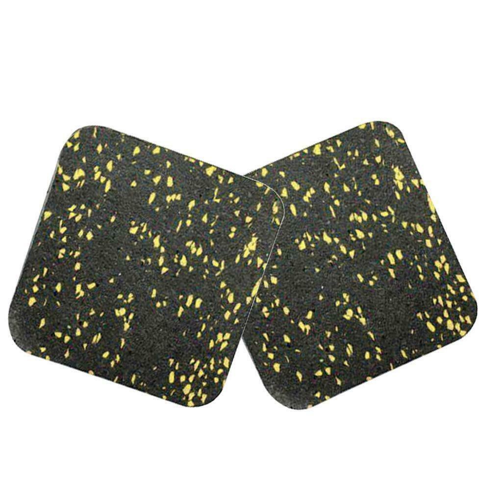 4Pcs Treadmill Noise Absorption Mat Furniture Rubber Home Gym Exercise Mat