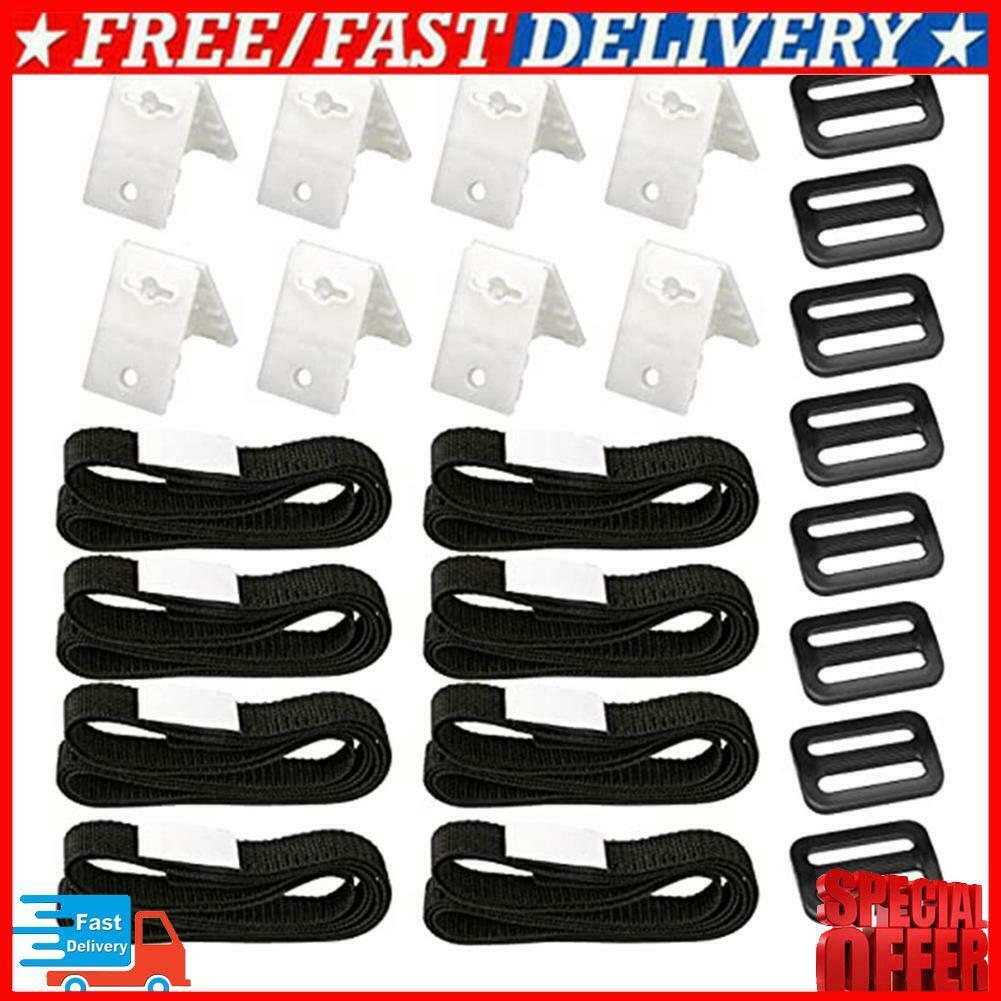 8pcs Swimming Pool Solar Cover Straps Kit Universal Solar Blanket Cord Buckle