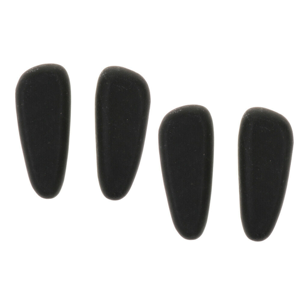 4 Pieces Massage Stone - Black Natural Basalt Stone for SPA Hot & Cold Stones