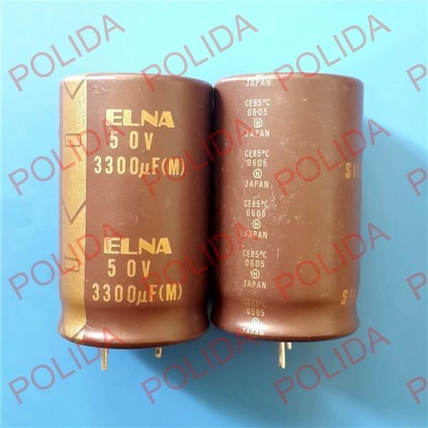 1PCS ELNA SILMICâ…¡ AUDIO Electrolytic Capacitor 30*50mm 3300UF50V / 50V3300UF