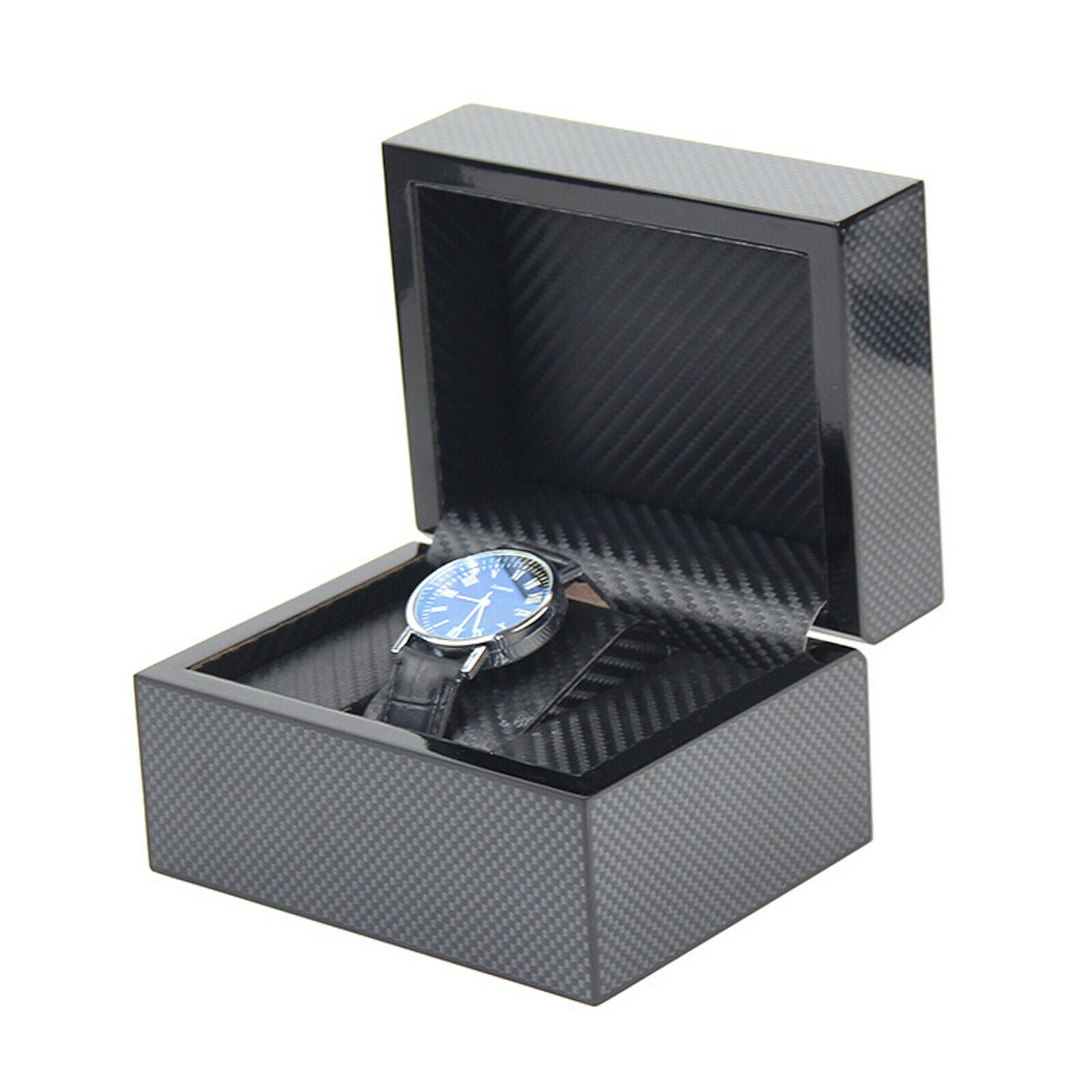 Single Watch Gift Box with Pillow Jewelry Earrings Case Organizer Holder