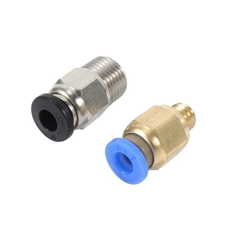 PC4-M10 Straight Pneumatic Fitting Push to Connect + PC4-M6  in Fitting for 3DN6