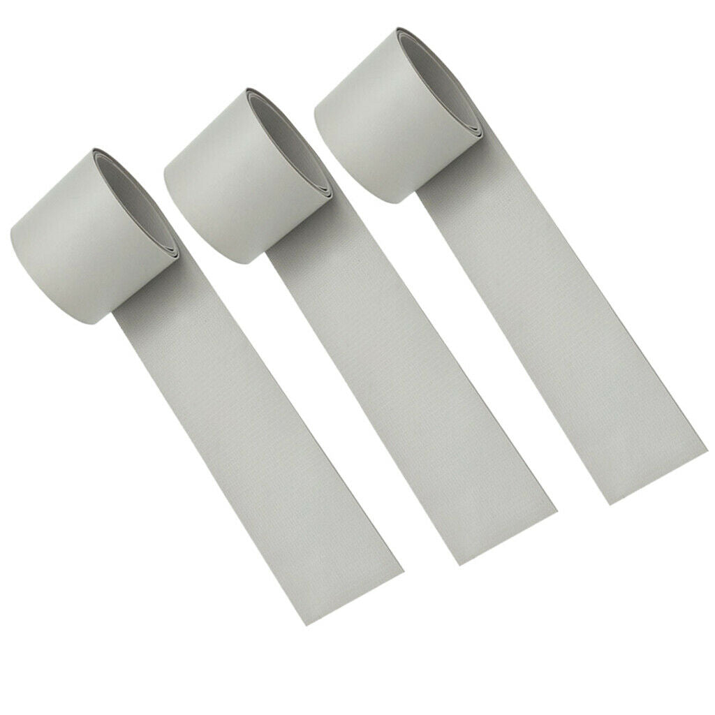 3pcs 51x1000mm Durable Gray Patch Repair Strips Kit Material For Dinghy Kayak