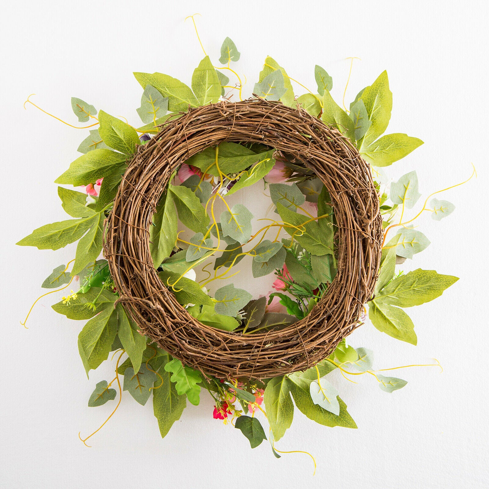 Faux Flower Wreath Garland Door Hanging Garland Wedding Office Decor