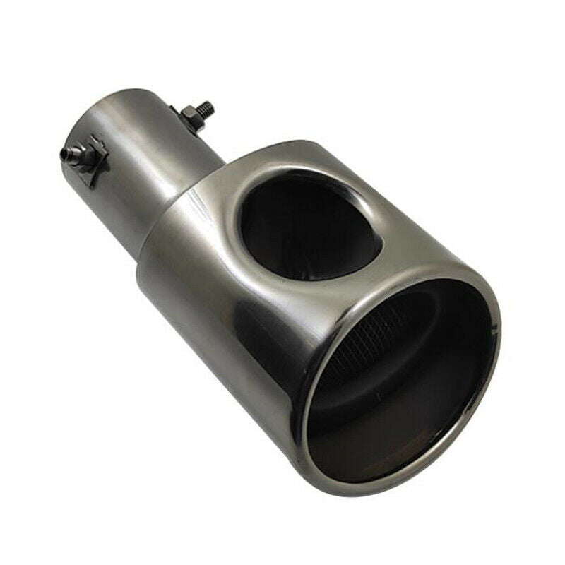 Exhaust Tip Universal Stainless Steel Car Exhaust Tail Muffler Pipe 59MM Inlet