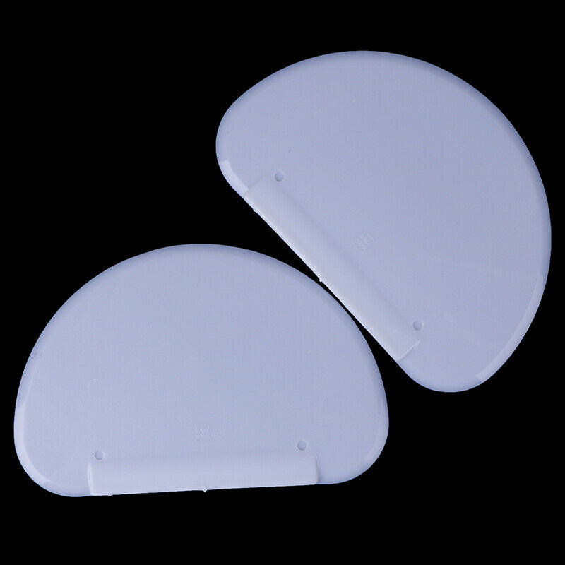 White Pastry Dough Cutter cake Tools Scraper Flexible Safe Plastic Kitche.l8