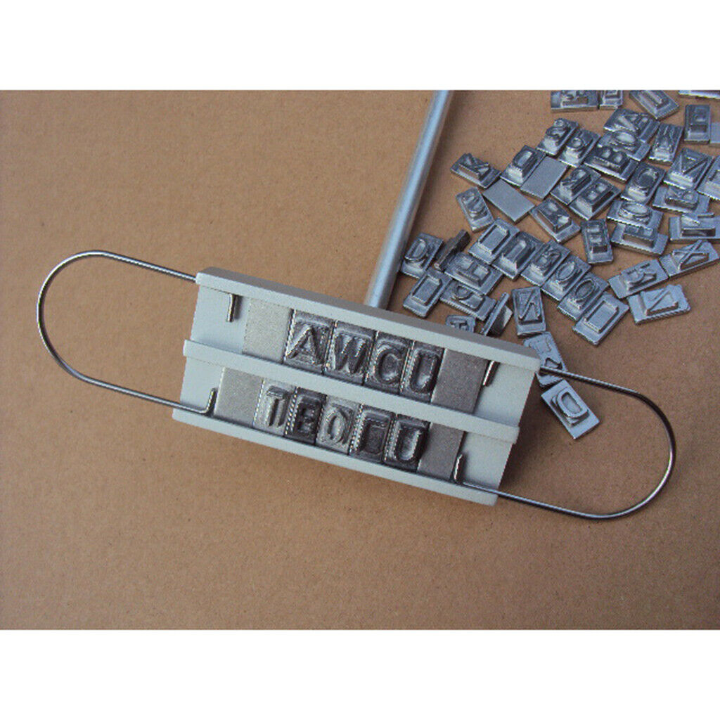 Custom BBQ Branding Metal - Set Of 55 Letters Stamps Garden Brand Meat Beef