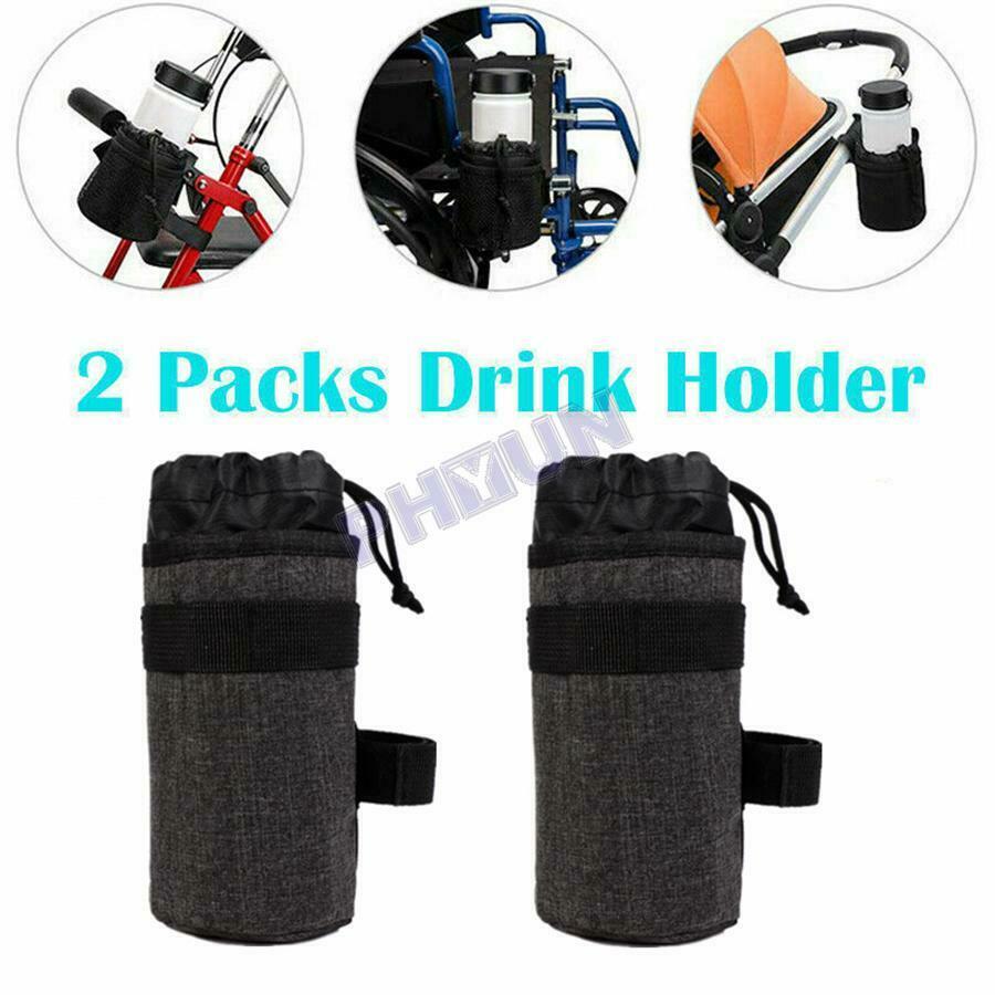 2x Bicycle Motorcycle Cup Holder Universal Drink Holder For Scooter Boat ATV