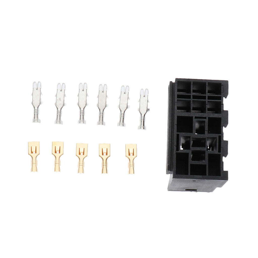 3 Way 12V  25A Automotive Relay Socket Holder