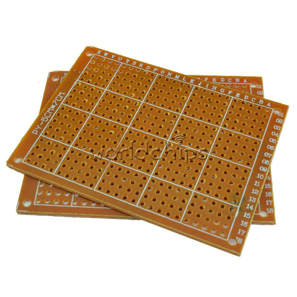 10PCS DIY Prototype Paper PCB Universal Experiment Matrix Circuit Board 5x7cm WC