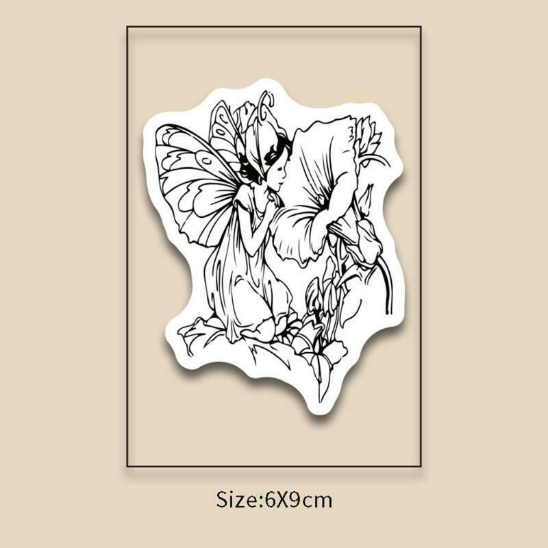 Morning Glory Fairy Border Die-Cut Border Cutting Stencils for DIY Scrapbooking