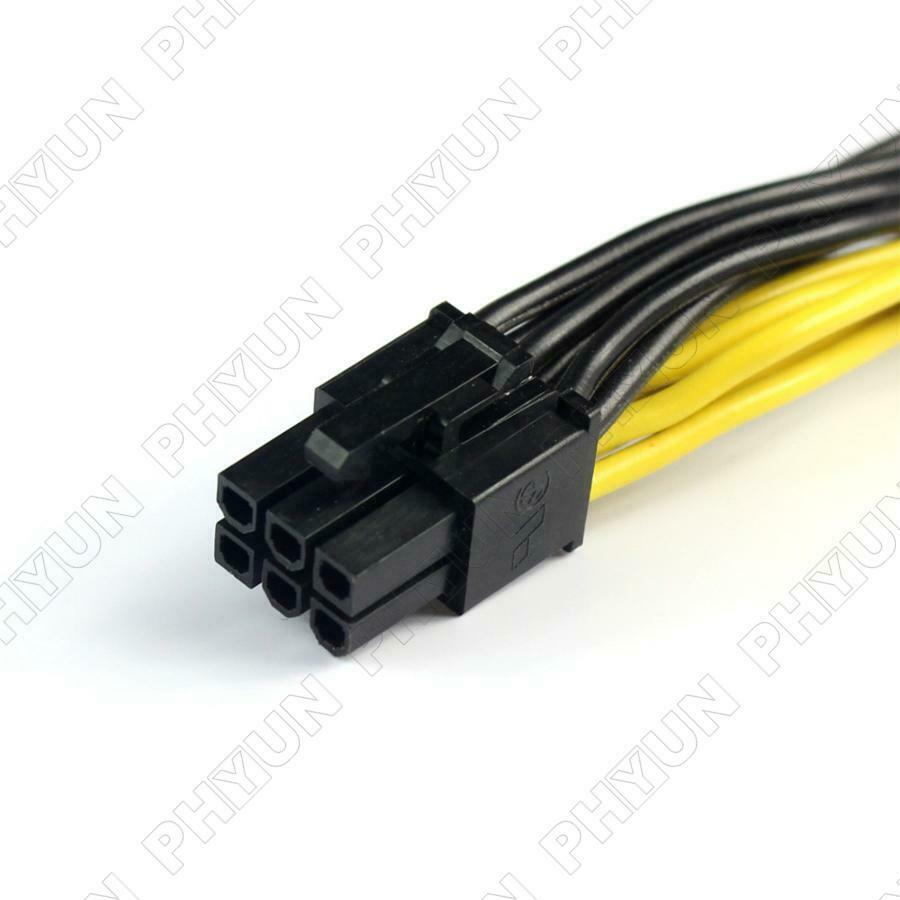 5Pcs Modular PSU Power Supply Cable PCI-e 6Pin to 8 Pin+6pin PCI Express Cable