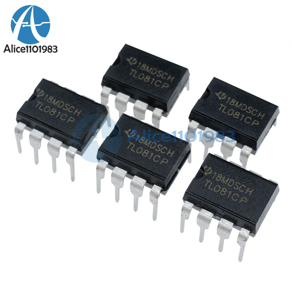 5PCS TL081 TL081CP TI IC JFET Input Operational Amplifiers DIP-8 NEW