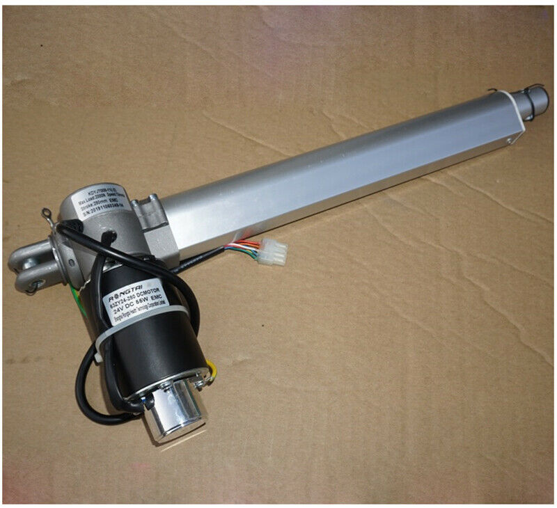 DC 24V 55W Hall feedback electric push rod motor stroke 280mm massage lift motor