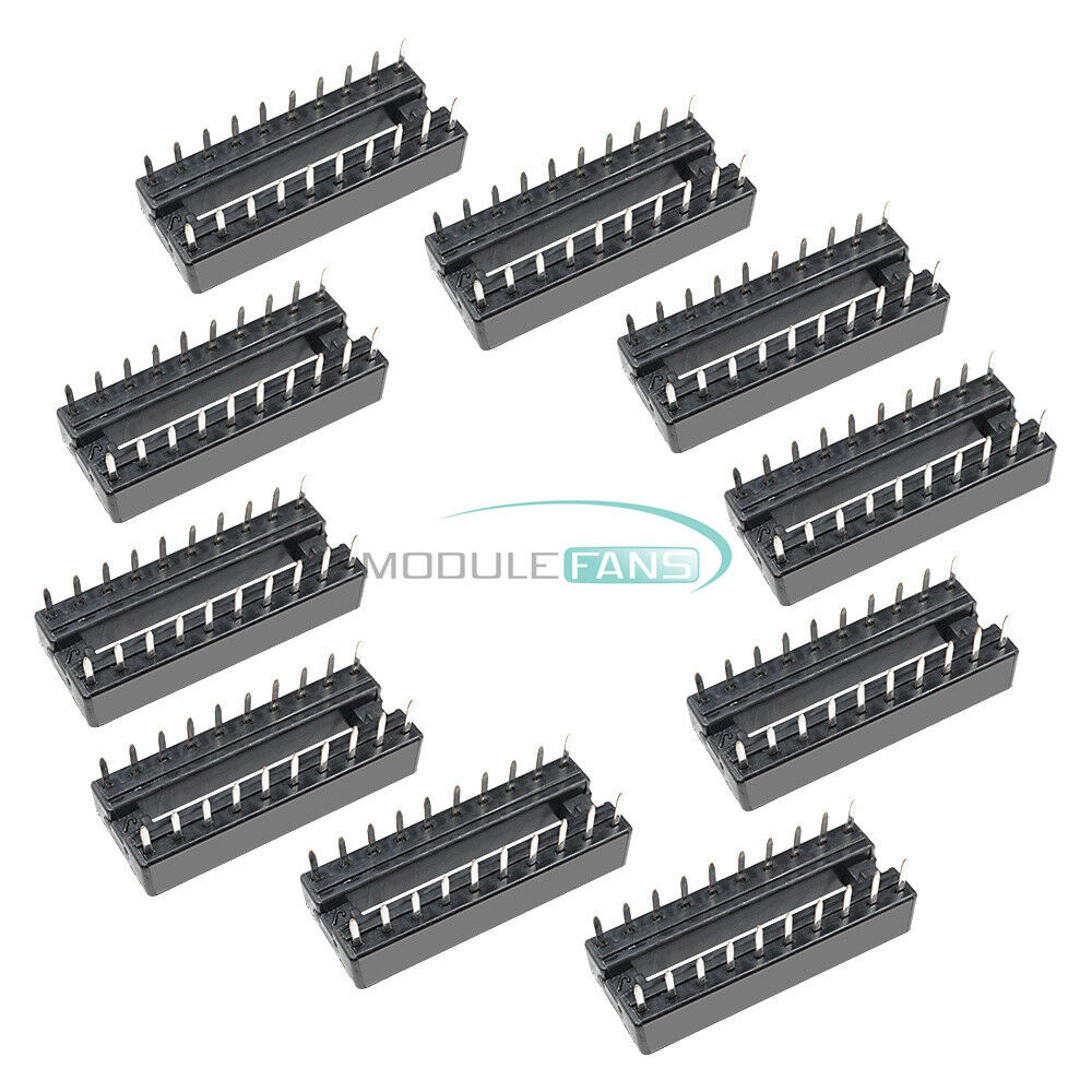 20PCS Integrated Circuit 20-Pins IC Sockets Adaptor Solder Type
