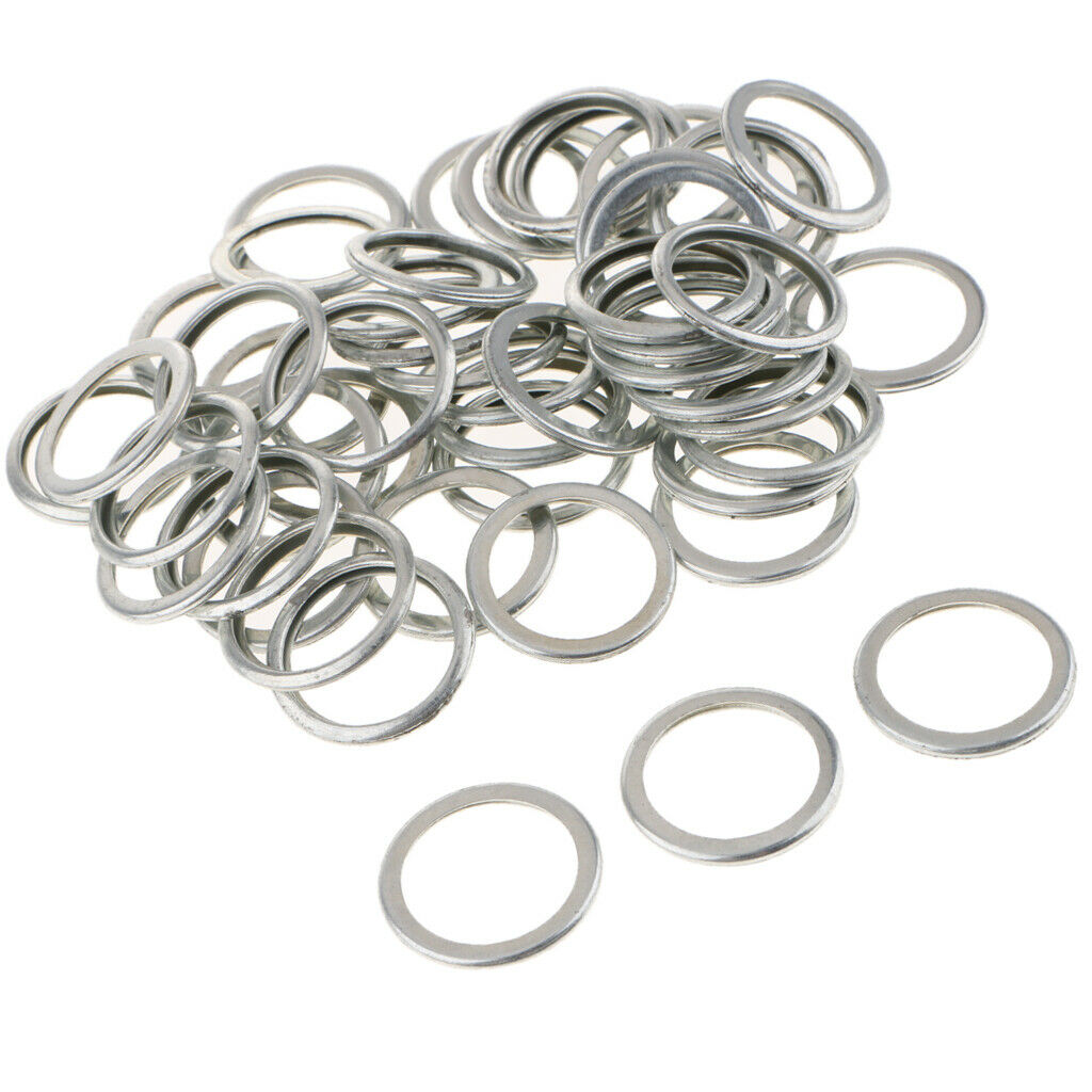 100pcs Engine Oil Drain Plug Crush Washer Gaskets Rings for   M16 M20