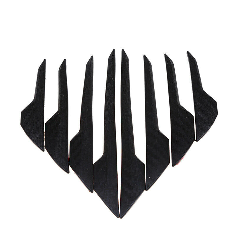 Black Car Door Edge Guard Strip Rubber Anti-Scratch Protector Strip Universal 8X