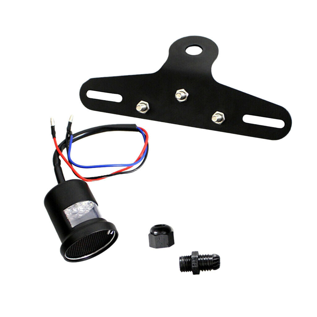 Tail Light Brake Stop LED License Plate Holder For