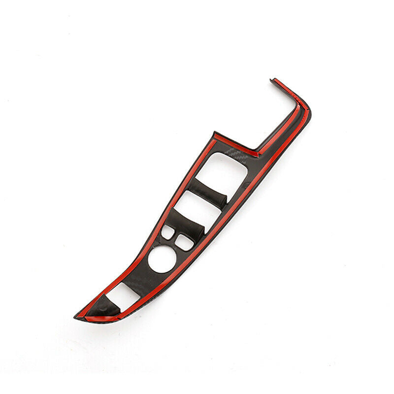 ABS Carbon Fiber Inner Window Switch Panel Cover Trim For BMW X5 G05 2019 2020