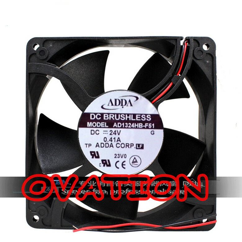 For 1pc ADDA AD1324HB-F51 Inverter cooling fan 24V 0.61A 127*127*38mm