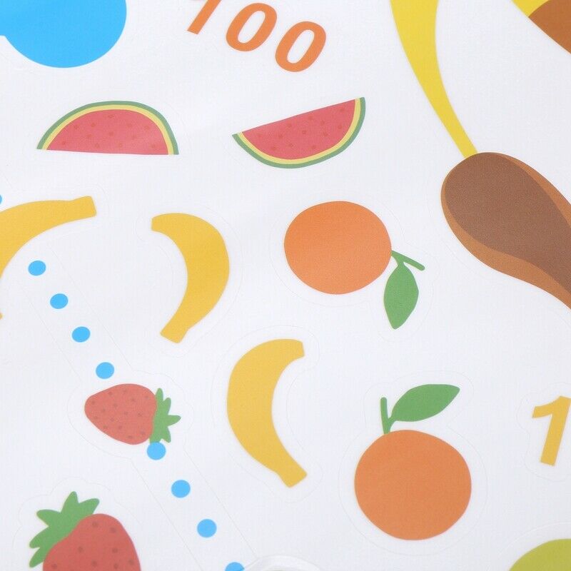 Cartoon Measure Wall Stickers For Kids Rooms Giraffe Monkey Height Chart RulerQ7
