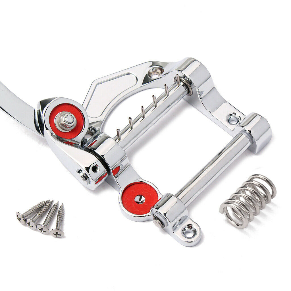 Robust guitar vibrato tailpiece bridge for the replacement of guitars