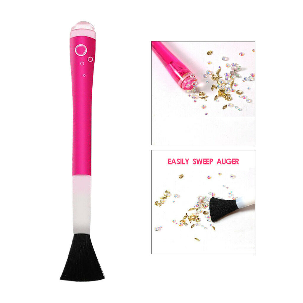 Rhinestone Picker Self Adhesive Applicator Tool with Brush for Nail Art Tool