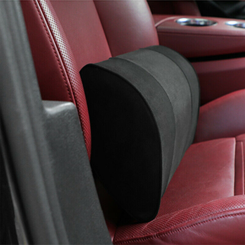 Memory Foam Lumbar Support Pillow for Car Seat Back Pillow Soft Home Office 1PCS