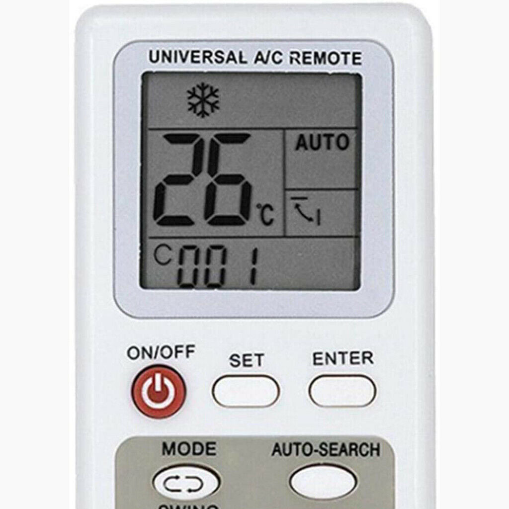 KT-109II Air Conditioner A/C Remote Max 12m Remote for All Air Conditioners