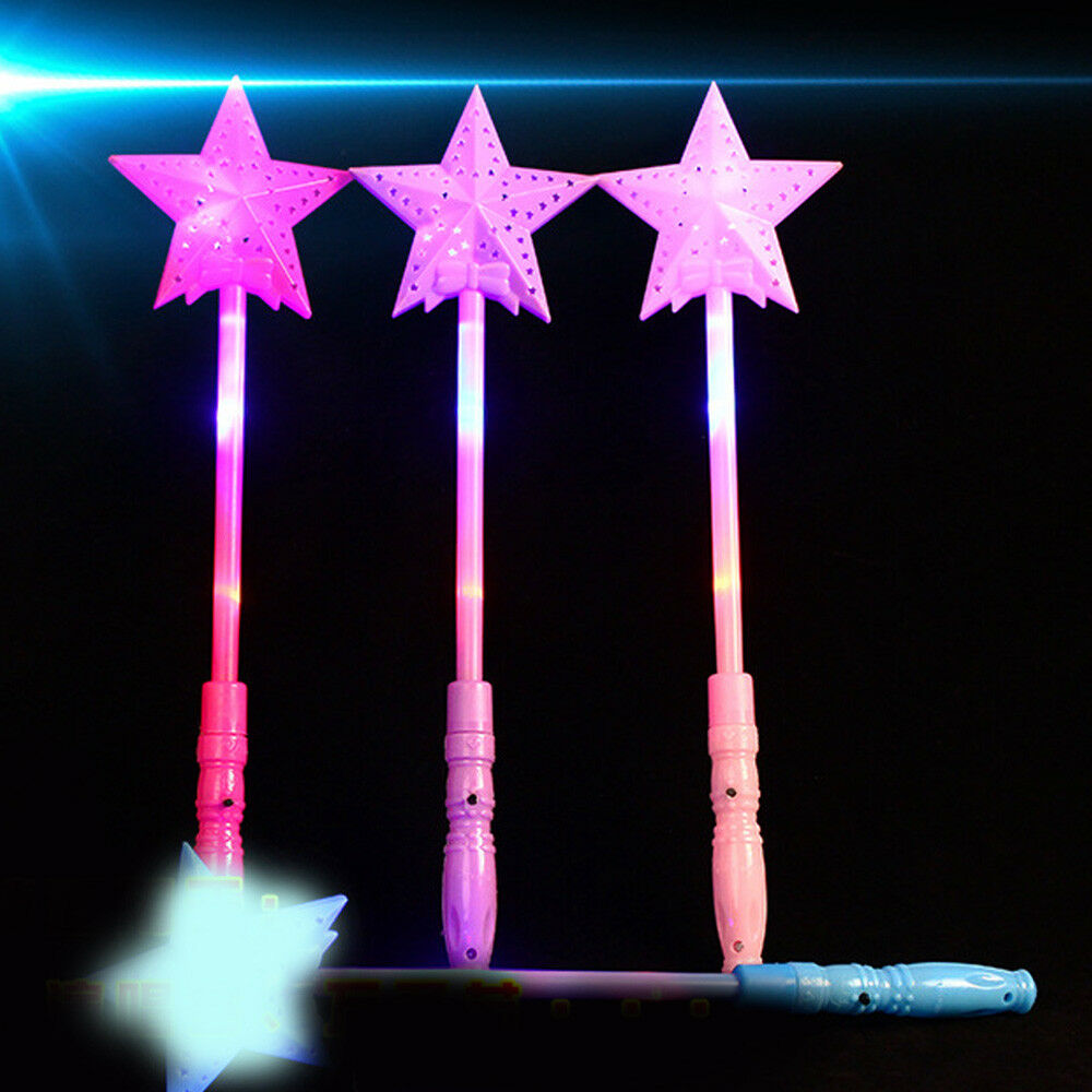 LED Magic Star Stick Flashing Lights up Glow Sticks Party Concert Luminous Xmas^